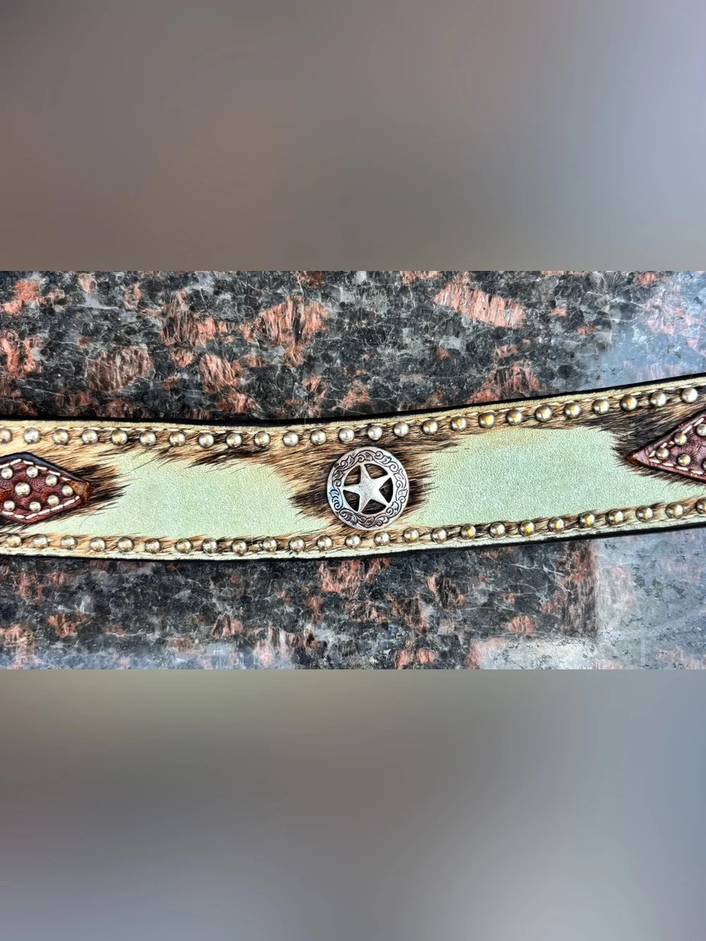 Nocona Pro Series Men's Western Belt Calf Hair  SKU: N2506808